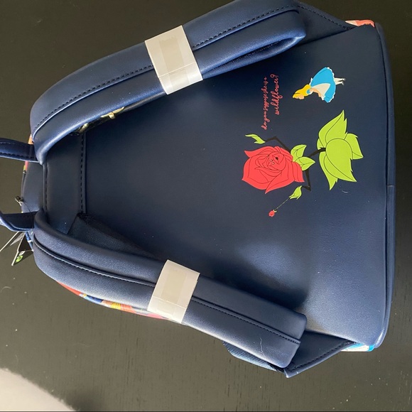 NWT Loungefly X LASR Disney Alice in Wonderland Golden Afternoon Mini Backpack - Picture 2 of 11